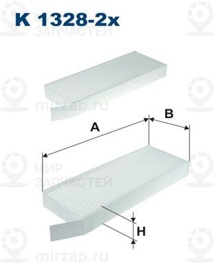 Фильтр, воздух во внутренном пространстве FILTRON K13282X