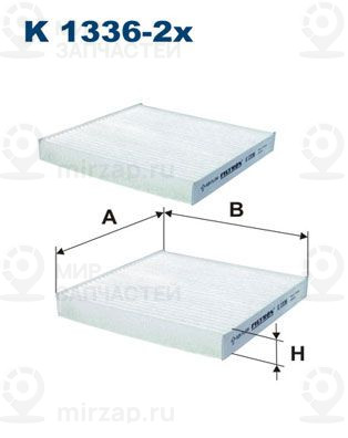 Фильтр, воздух во внутренном пространстве FILTRON K13362X