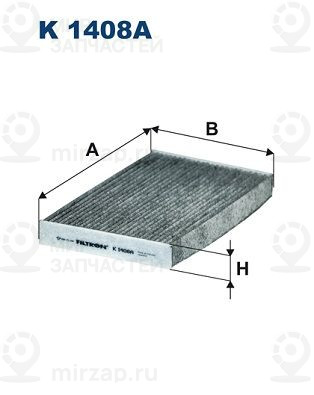 Фильтр, воздух во внутренном пространстве FILTRON K1408A