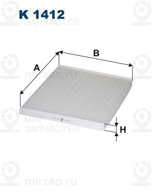 Запчасть FILTRON K1412