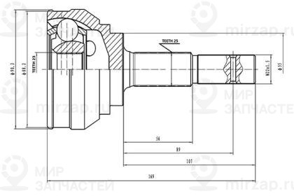Запчасть AYWIPARTS AW1510143