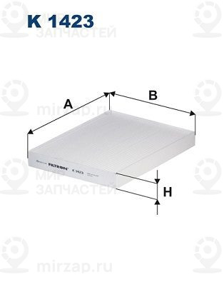Запчасть FILTRON K1423