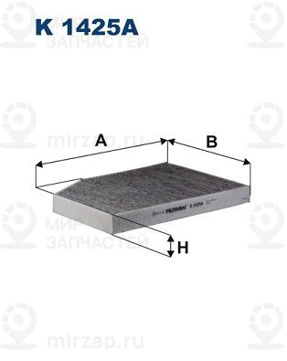 Фильтр, воздух во внутренном пространстве FILTRON K1425A