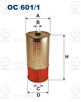 Масляный фильтр FILTRON OC6011