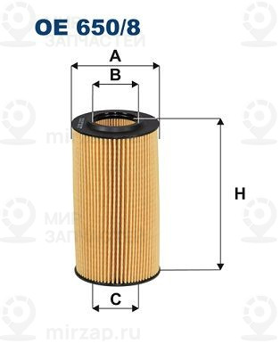Масляный фильтр FILTRON OE6508