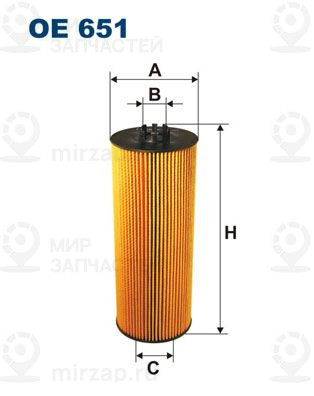 Масляный фильтр FILTRON OE651