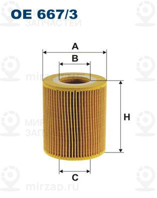 Масляный фильтр FILTRON OE6673