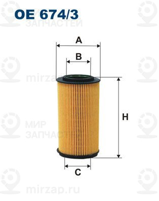 Запчасть FILTRON OE6743