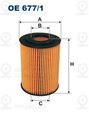 Масляный фильтр FILTRON OE6771