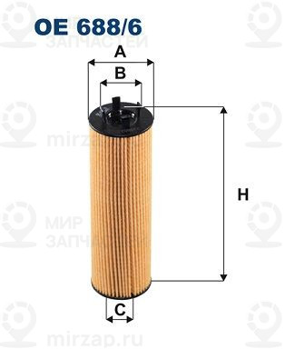Масляный фильтр FILTRON OE6886