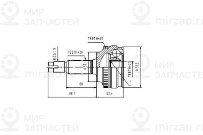 Запчасть AYWIPARTS AW1510177