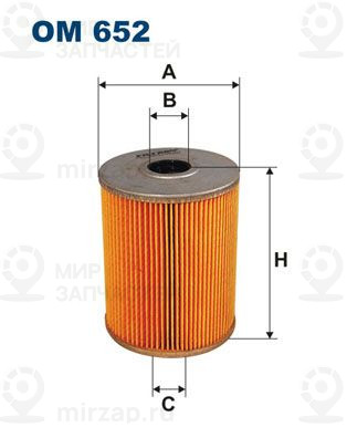 Масляный фильтр FILTRON OM652