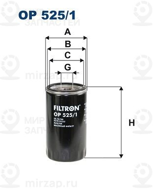 Масляный фильтр FILTRON OP5251