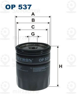 Запчасть FILTRON OP537