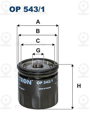Запчасть FILTRON OP5431