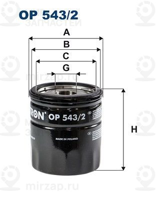 Запчасть FILTRON OP5432