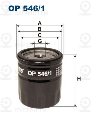 Масляный фильтр FILTRON OP5461