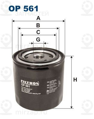 Запчасть FILTRON OP561