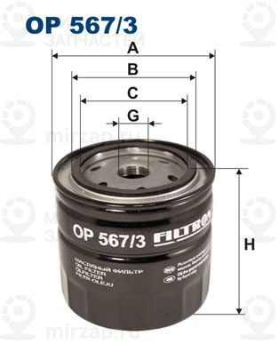Запчасть FILTRON OP5673