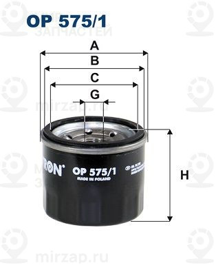 Запчасть FILTRON OP5751