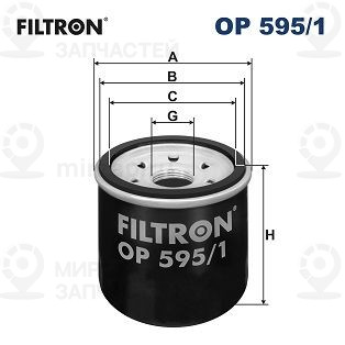 Масляный фильтр FILTRON OP5951
