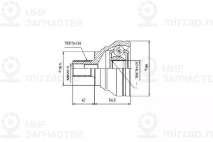 Запчасть AYWIPARTS AW1510196