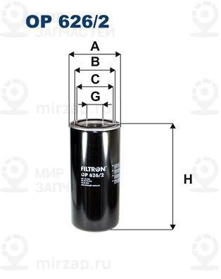 Масляный фильтр FILTRON OP6262