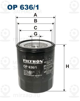 Запчасть FILTRON OP6361