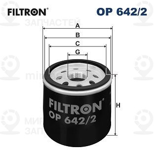 Масляный фильтр FILTRON OP6422