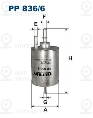 Топливный фильтр FILTRON PP8366