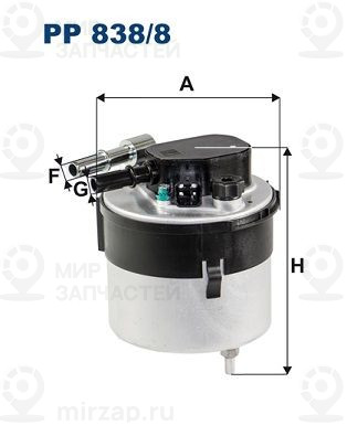 Топливный фильтр FILTRON PP8388