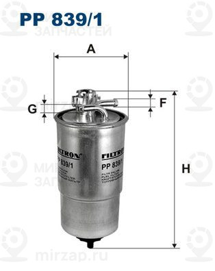 Топливный фильтр FILTRON PP8391
