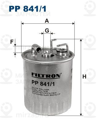 Топливный фильтр FILTRON PP8411