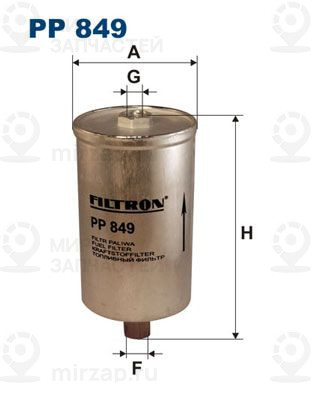 Топливный фильтр FILTRON PP849