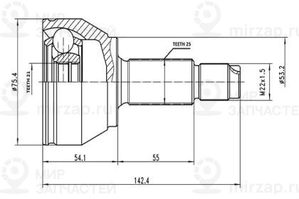 Запчасть AYWIPARTS AW1510622