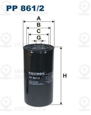Топливный фильтр FILTRON PP8612