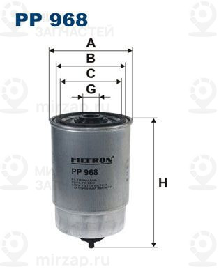 Запчасть FILTRON PP968