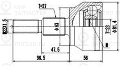Запчасть AYWIPARTS AW1511225