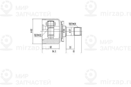 Запчасть AYWIPARTS AW1520132