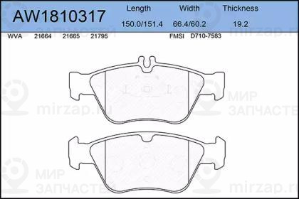 Запчасть AYWIPARTS AW1810317