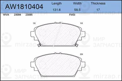 Запчасть AYWIPARTS AW1810404