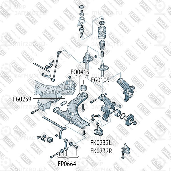 Запчасть FIXAR FK0232R