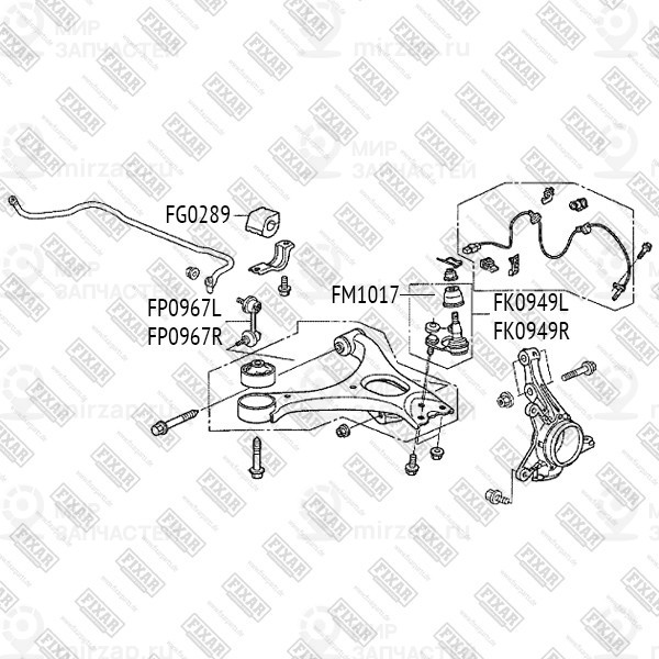 Запчасть FIXAR FK0949R
