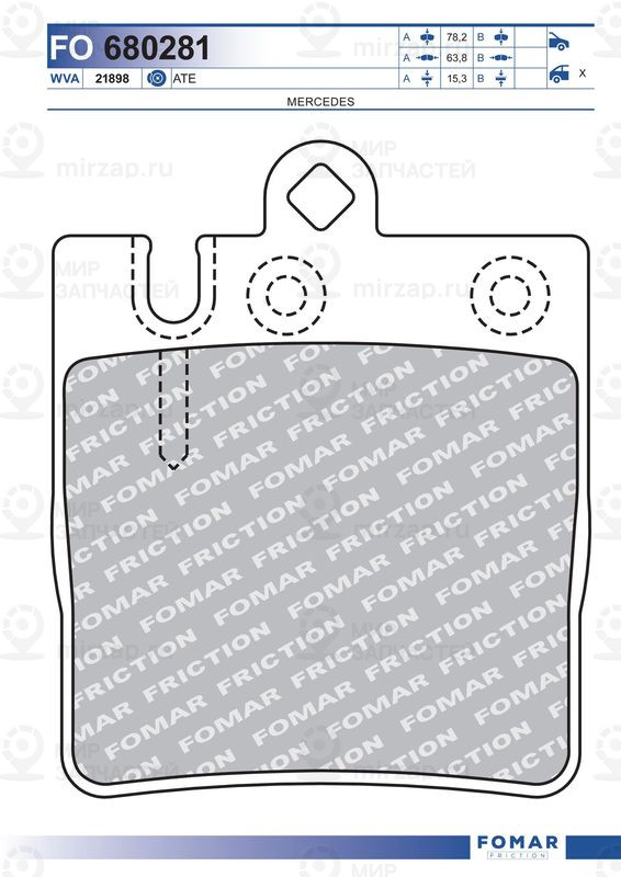 Запчасть FOMAR FO680281