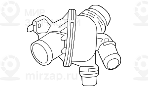 Термостат ! заменен на 11538671514 BMW 11537605431