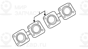 уплотнительная прокладка! заменен на 11627614095 BMW 11627589672