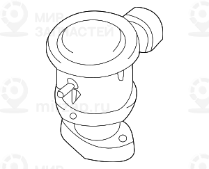 Запорный клапан! заменен на 11727540468 BMW 11721427078