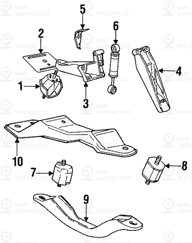 Резинометаллический шарнир BMW 11811129286