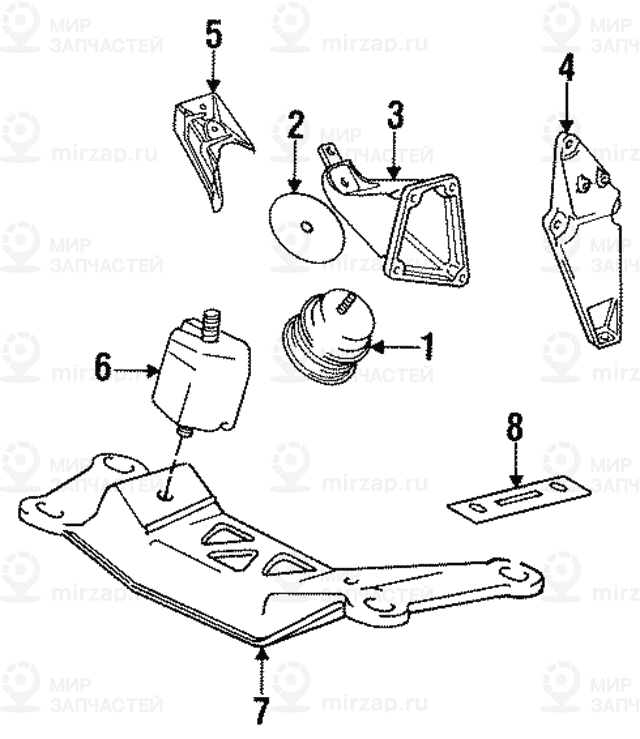 Теплоизоляционный экран BMW 11811137053