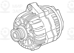 генератор 100/180A! заменен на 12317525440 BMW 12317524972
